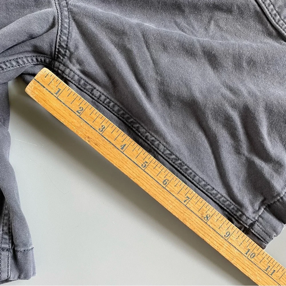 Carhartt Gray Cargo Work Utility Carpenter Shorts Sz 34 Pockets Hammer Loop